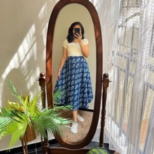 Indigo Coloured Midi