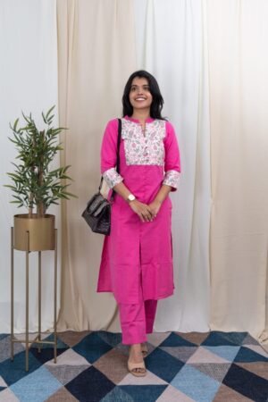 Pink Kurta