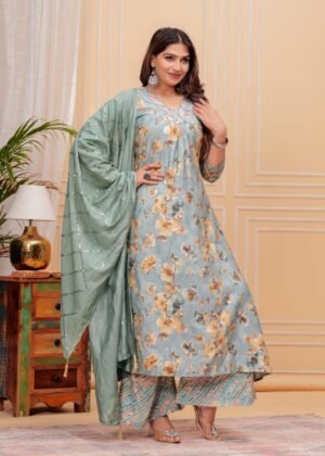 Muslin Silk Suit - Image 7