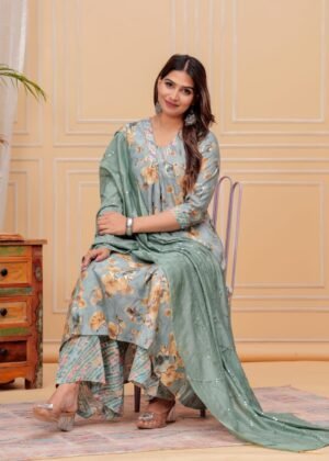 Muslin Silk Suit - Image 8