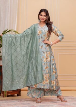 Muslin Silk Suit - Image 9