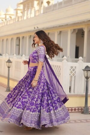 Purple Lehenga Choli - Image 2