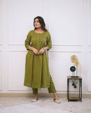 Teal Blue Kurti - Image 6