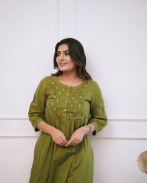 Teal Blue Kurti - Image 5