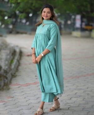 Anarkali Kurti Pant Plazzo - Image 4