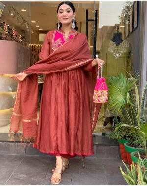 Chanderi suit