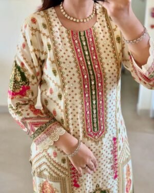 Chanderi Suit - Image 4