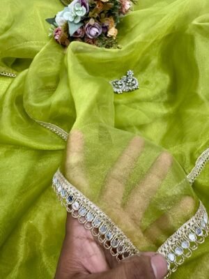 Soft Organza Saree - Image 4